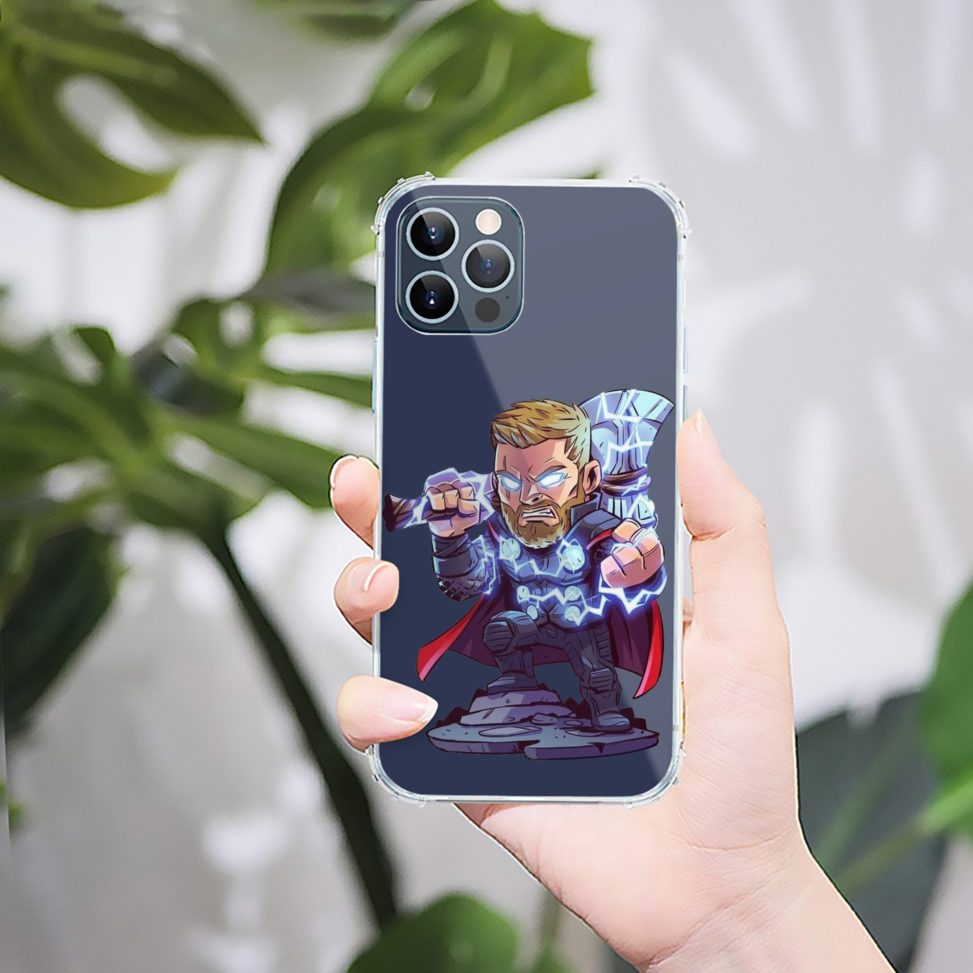 （画像用） アベンジャーズ The Avengers 【iPhone 12シリーズ対応】透明スマホケース（クリアソフトケース）